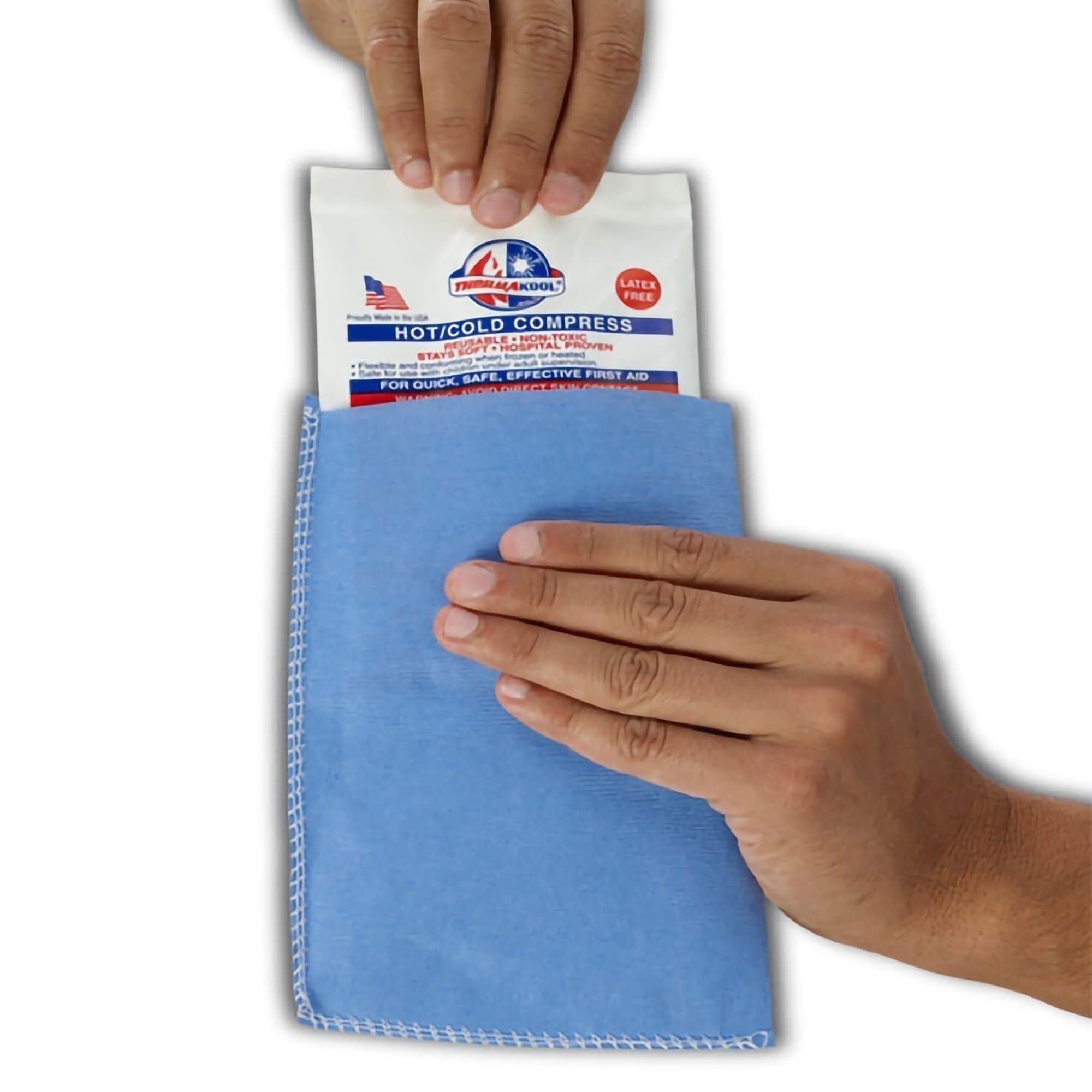 Picture of Blue Easy SleevesTM for use with ThermaKool Reusable Hot / Cold Pack