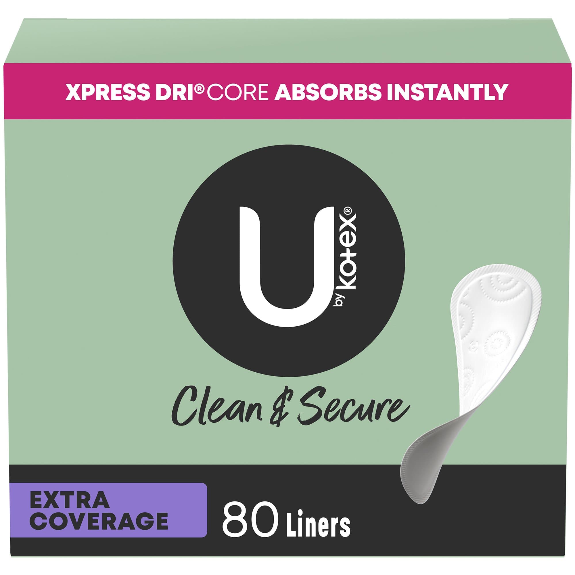 Picture of U by Kotex Security Lightdays Liners, Extra-Coverage
