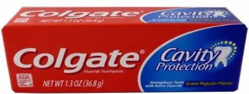 Picture of Colgate Cavity Protection Toothpaste Regular Flavor, 1-ounce tube