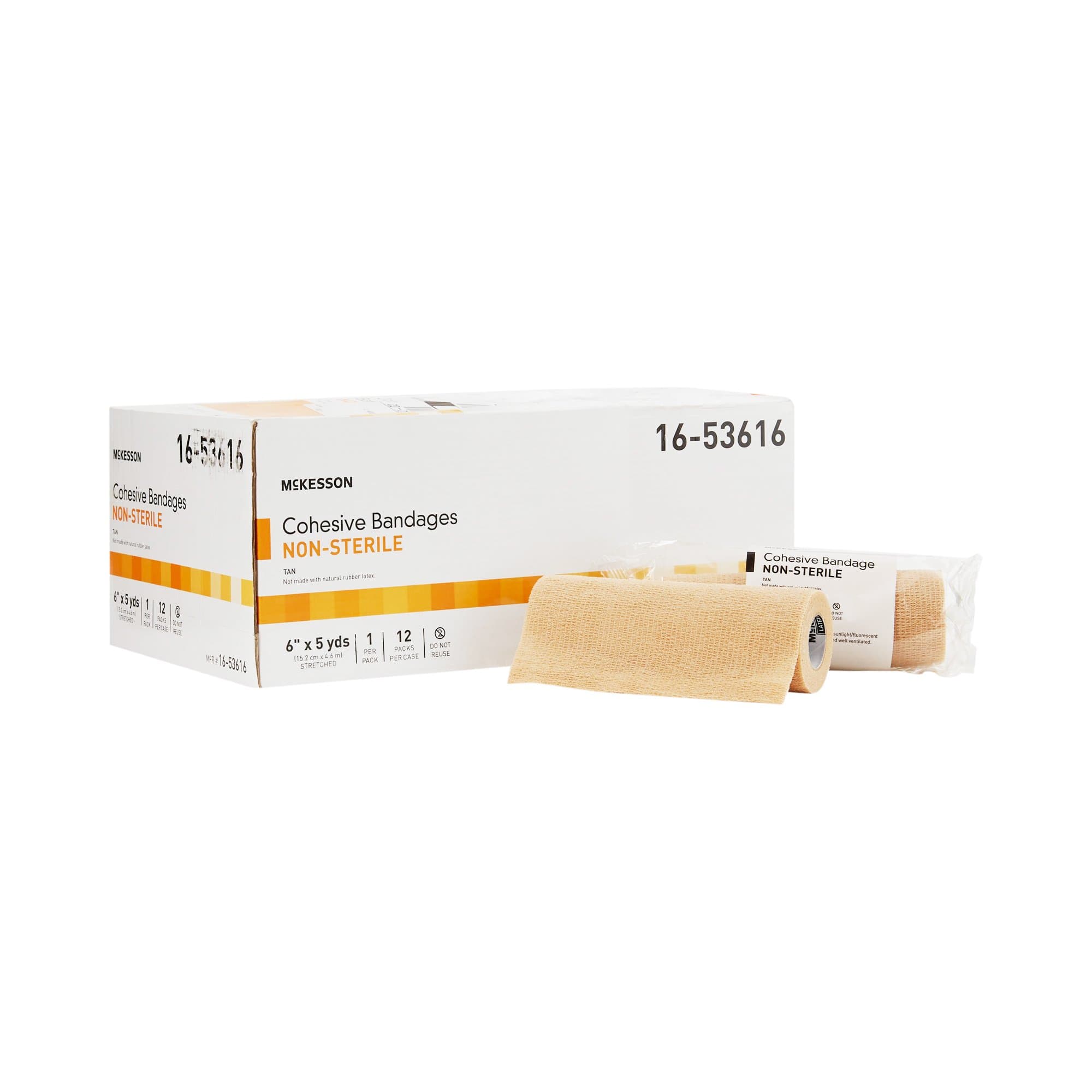 Picture of McKesson Self-adherent Closure Cohesive Bandage, 6 Inch x 5 Yard