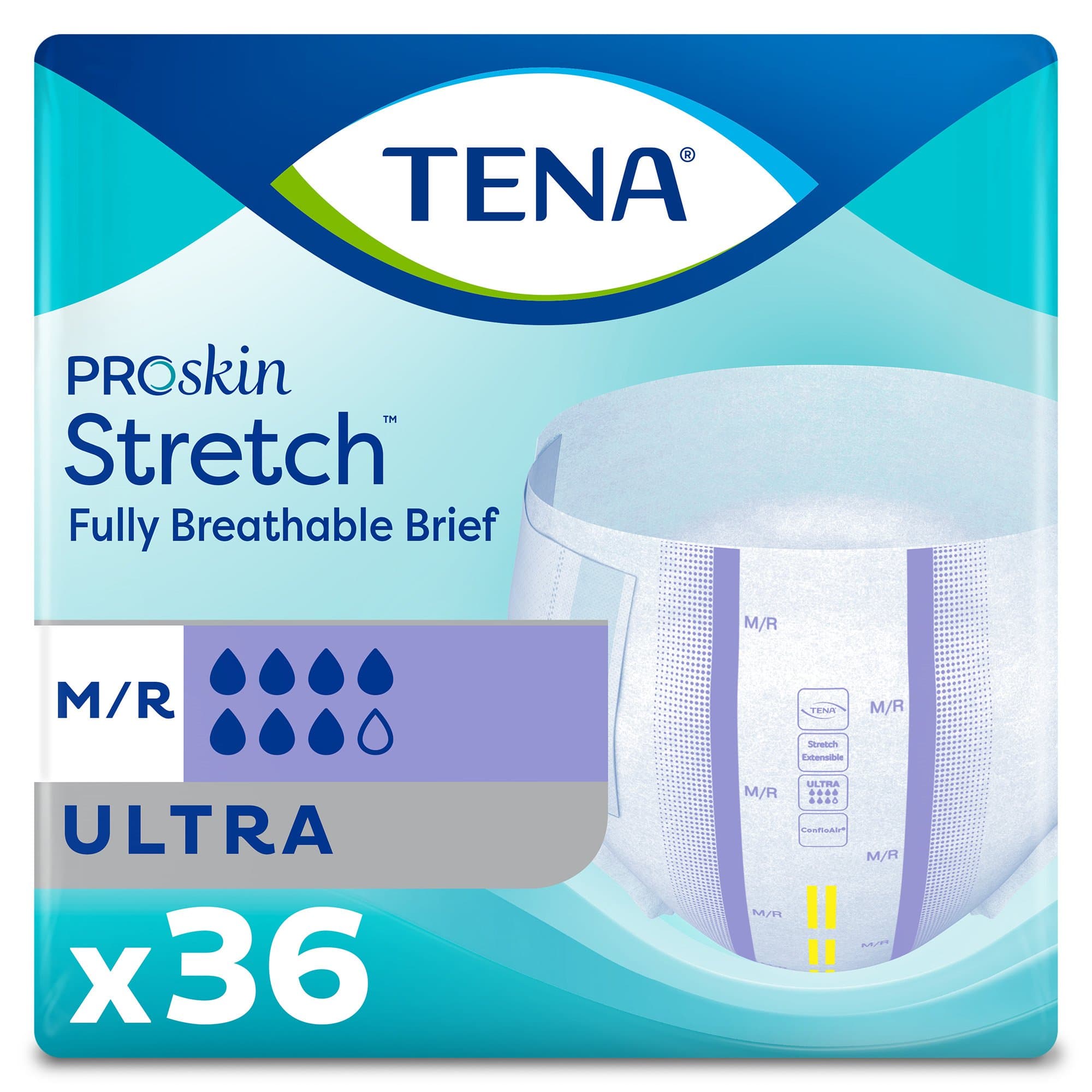 Picture of Tena ProSkin StretchTM Ultra Incontinence Brief, Medium