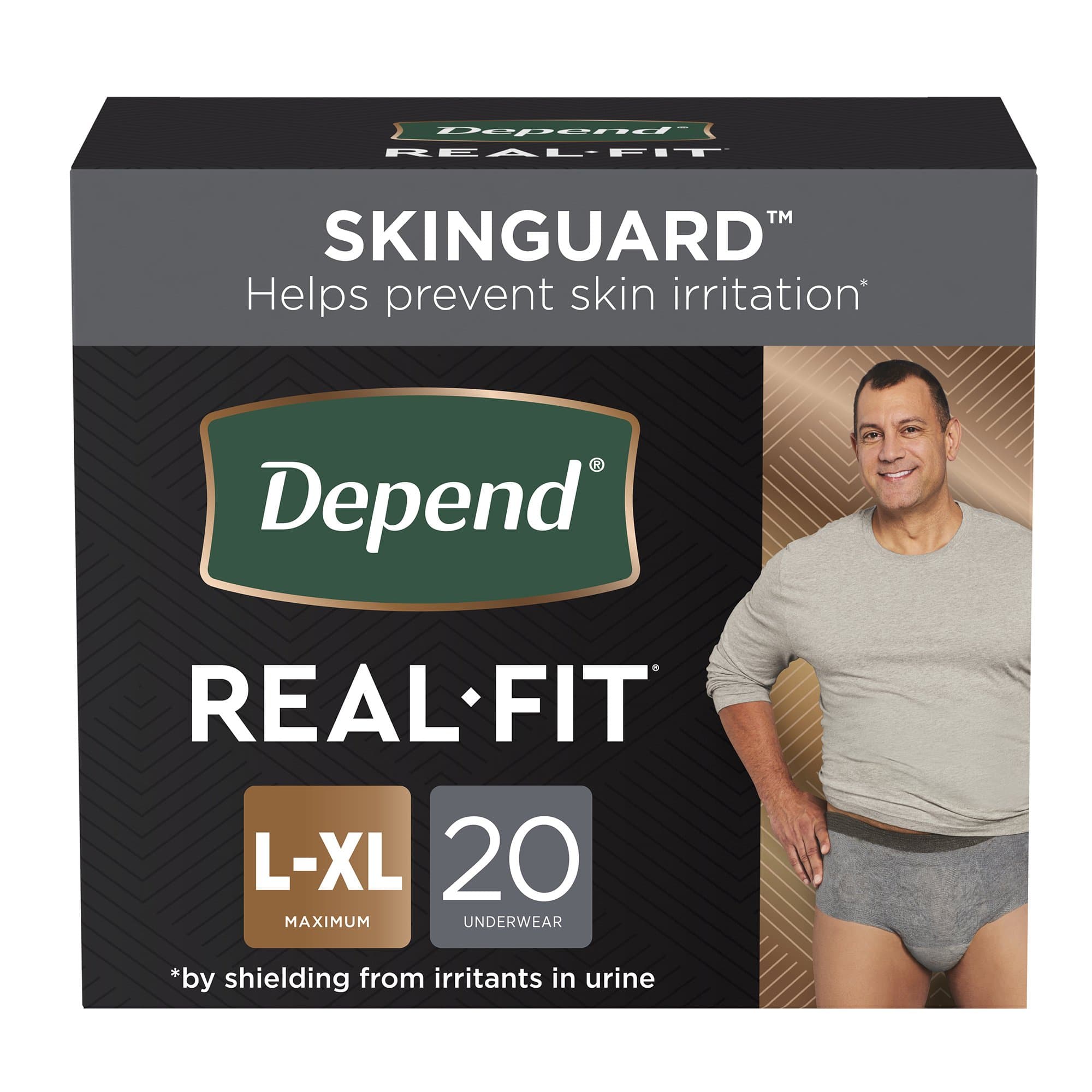 Picture of Depend Real Fit Maximum Absorbent Underwear, Large / Extra Large