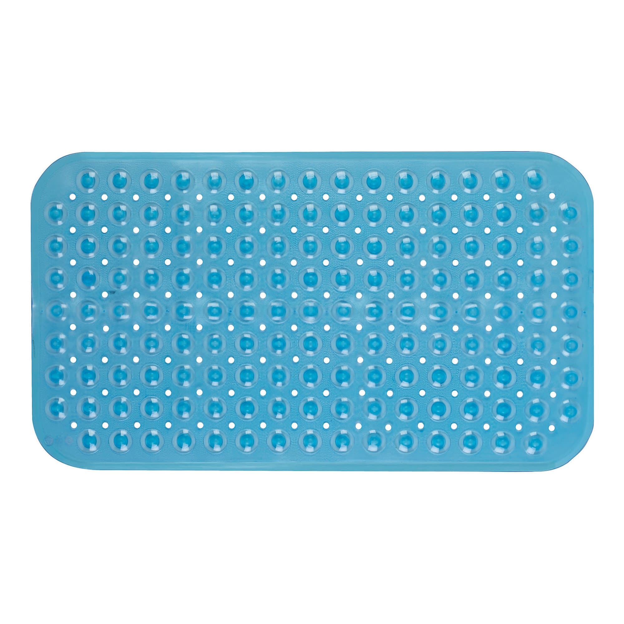 Picture of Theracare Bathtub Mat, Antifungal, Blue, 15 x 27 Inch