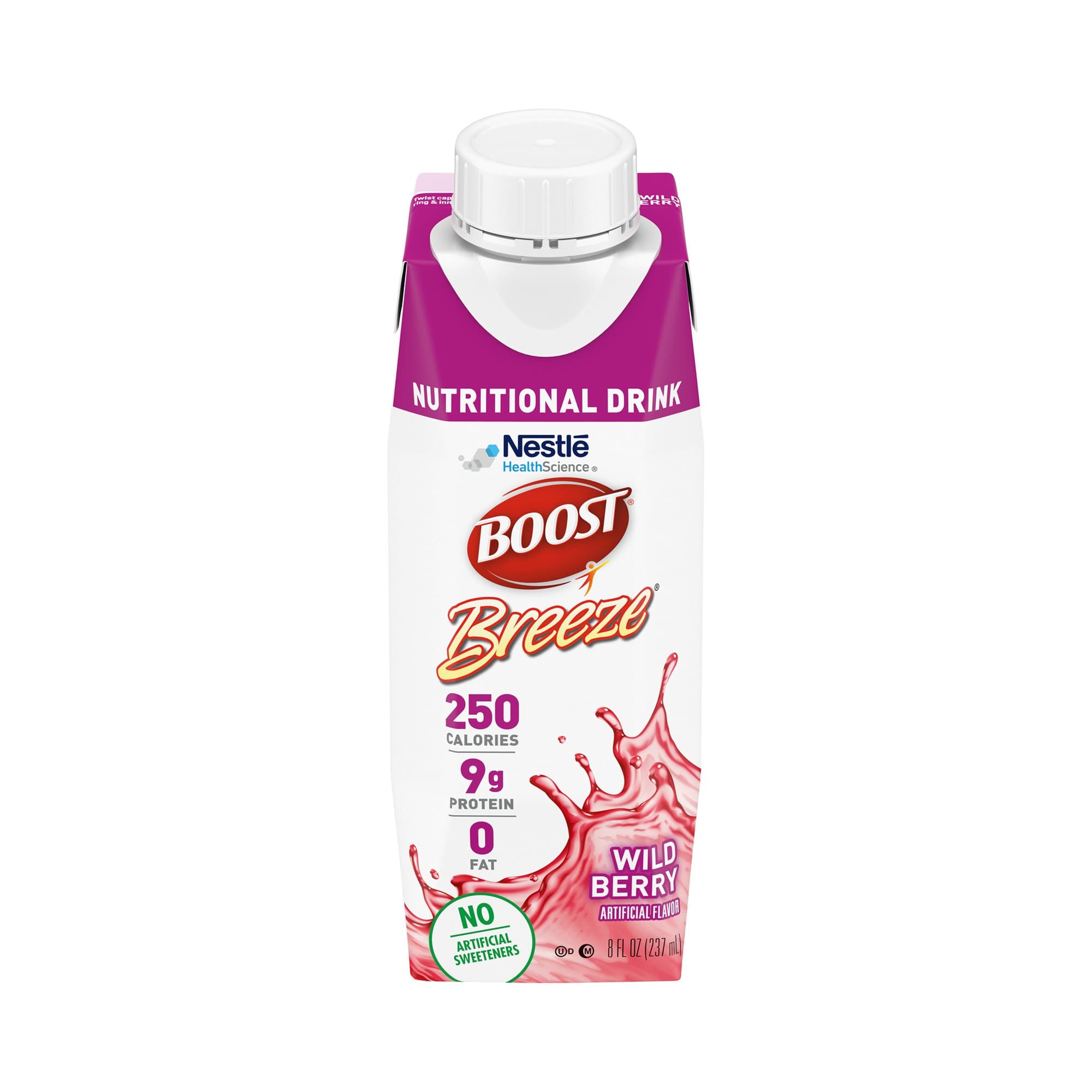 Picture of Boost Breeze Wild Berry Nutritional Drink, 8-ounce carton