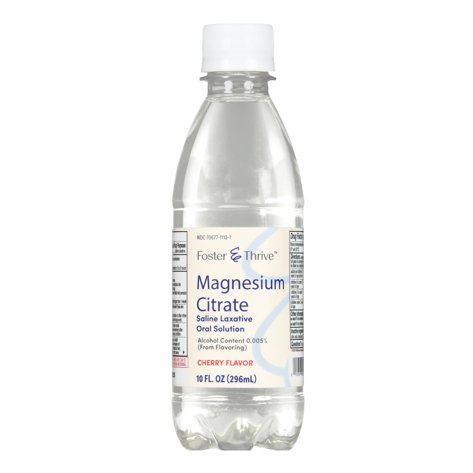Picture of Foster & ThriveTM Magnesium Citrate Saline Laxative Oral Solution Cherry, 10 oz.