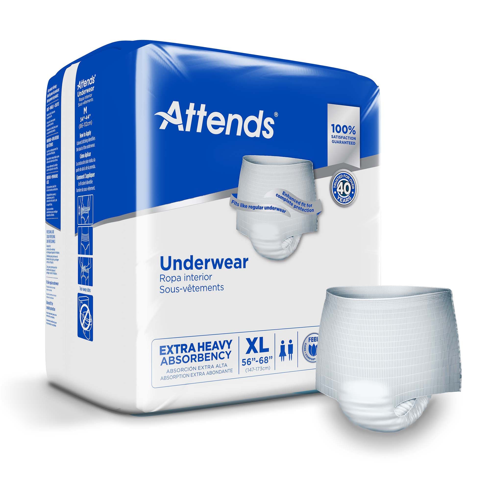 Picture of Attends Care Moderate Absorbent Underwear, Extra Large