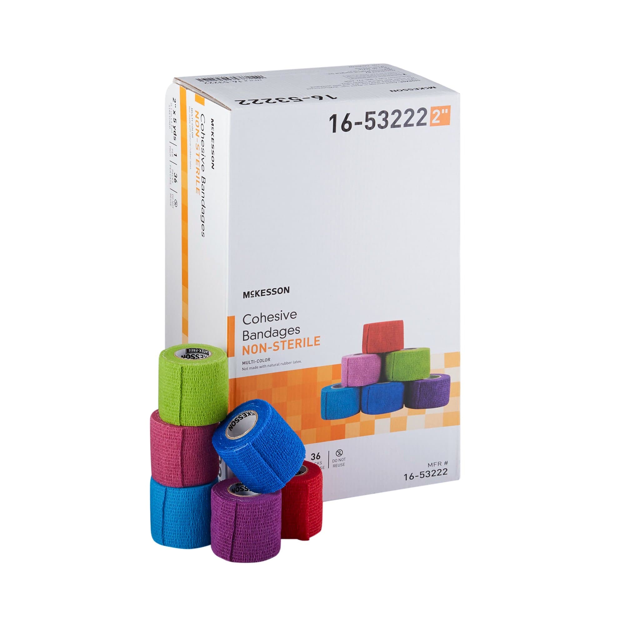 Picture of McKesson Self-adherent Closure Cohesive Bandage, 2 Inch x 5 Yard