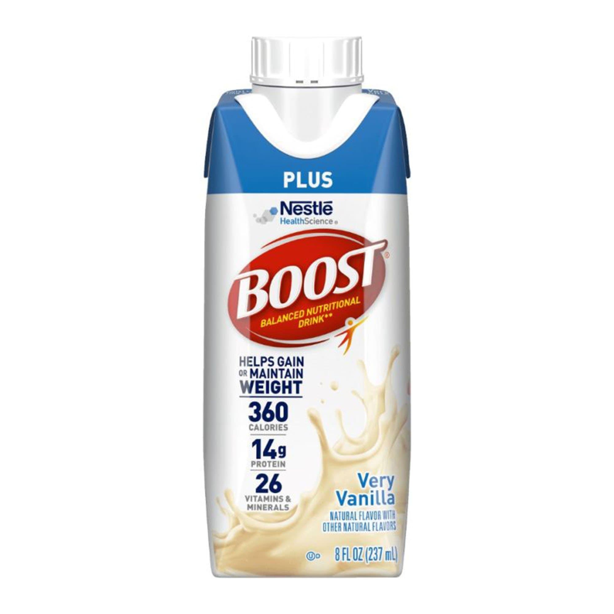 Picture of Boost Plus Strawberry Balanced Nutritional Drink, (1) 8-ounce bottle