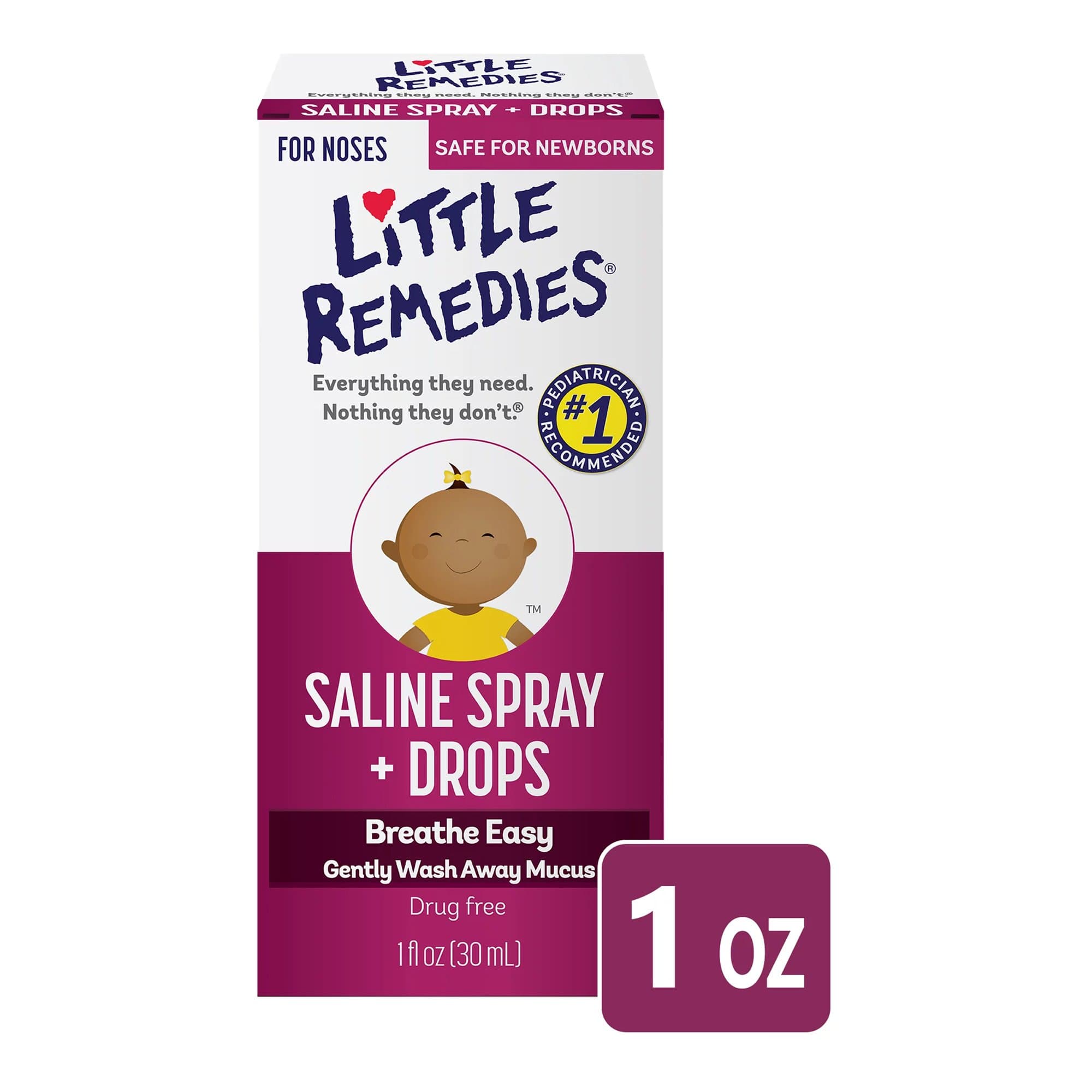 Picture of Little Remedies Saline Spray + Drops