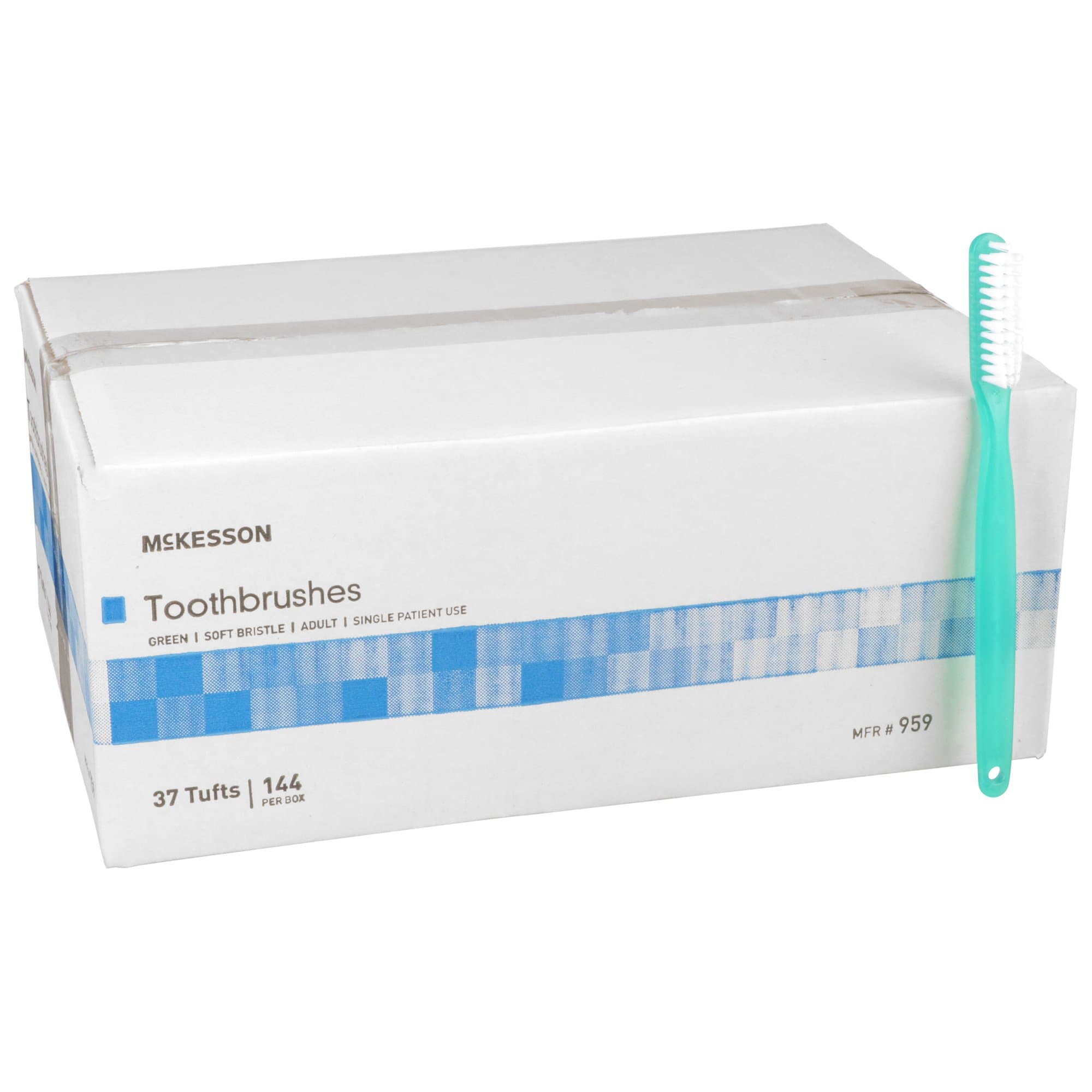 Picture of McKesson Soft Bristle Straight Toothbrush