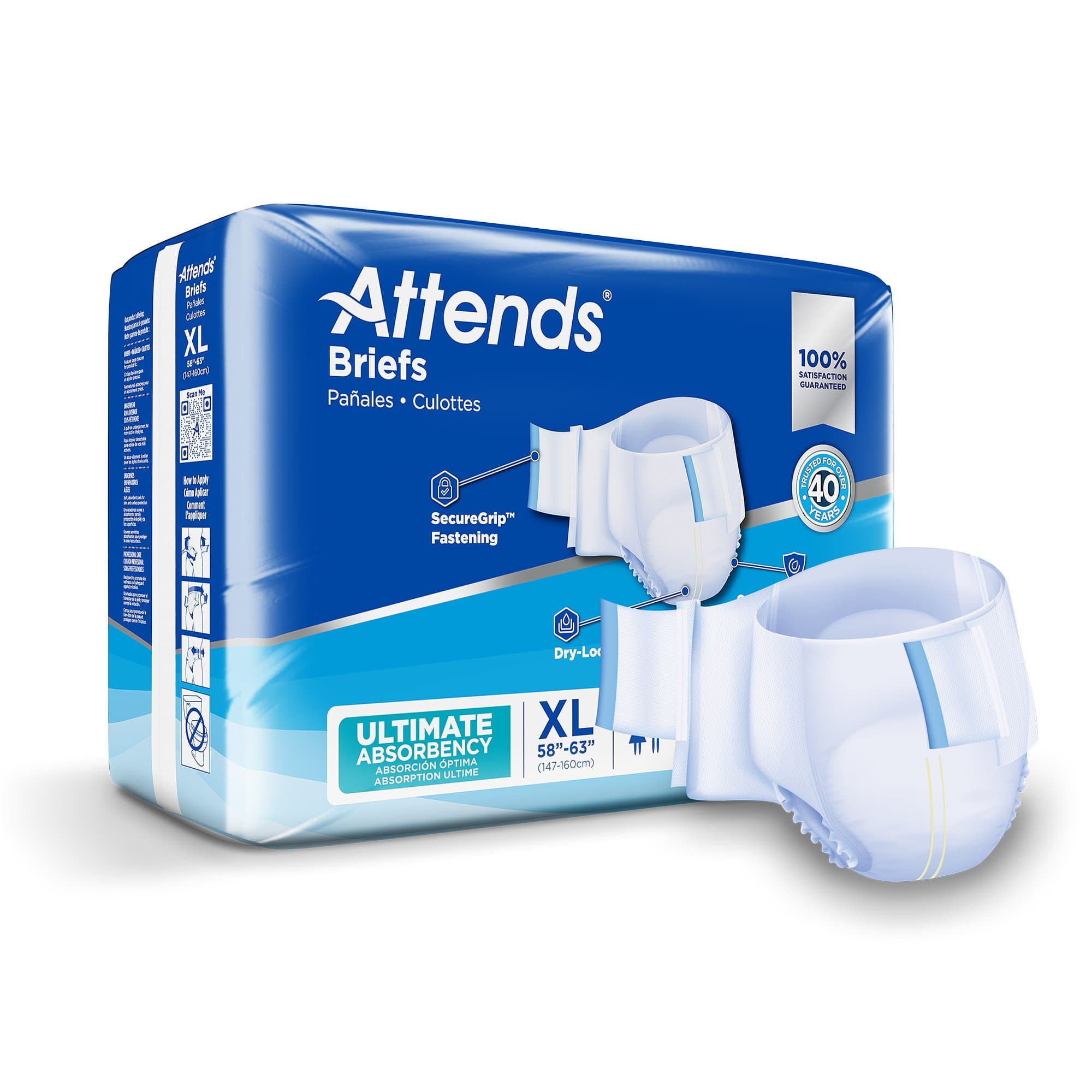 Picture of Attends Advanced Briefs, X-Large