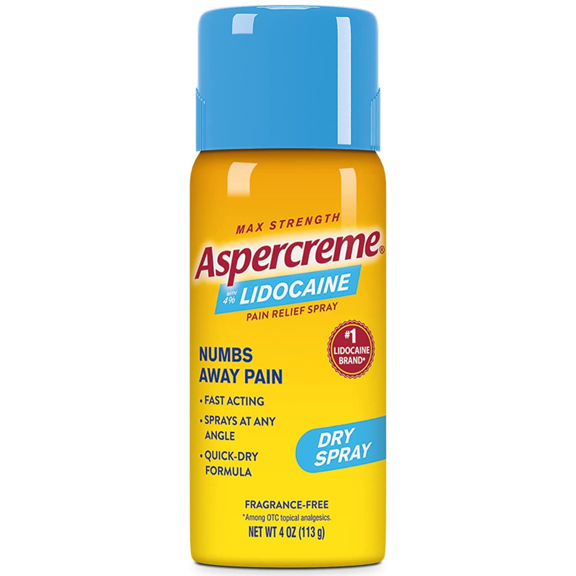 Picture of Aspercreme Max Lidocaine Topical Pain Relief, 4-ounce Spray
