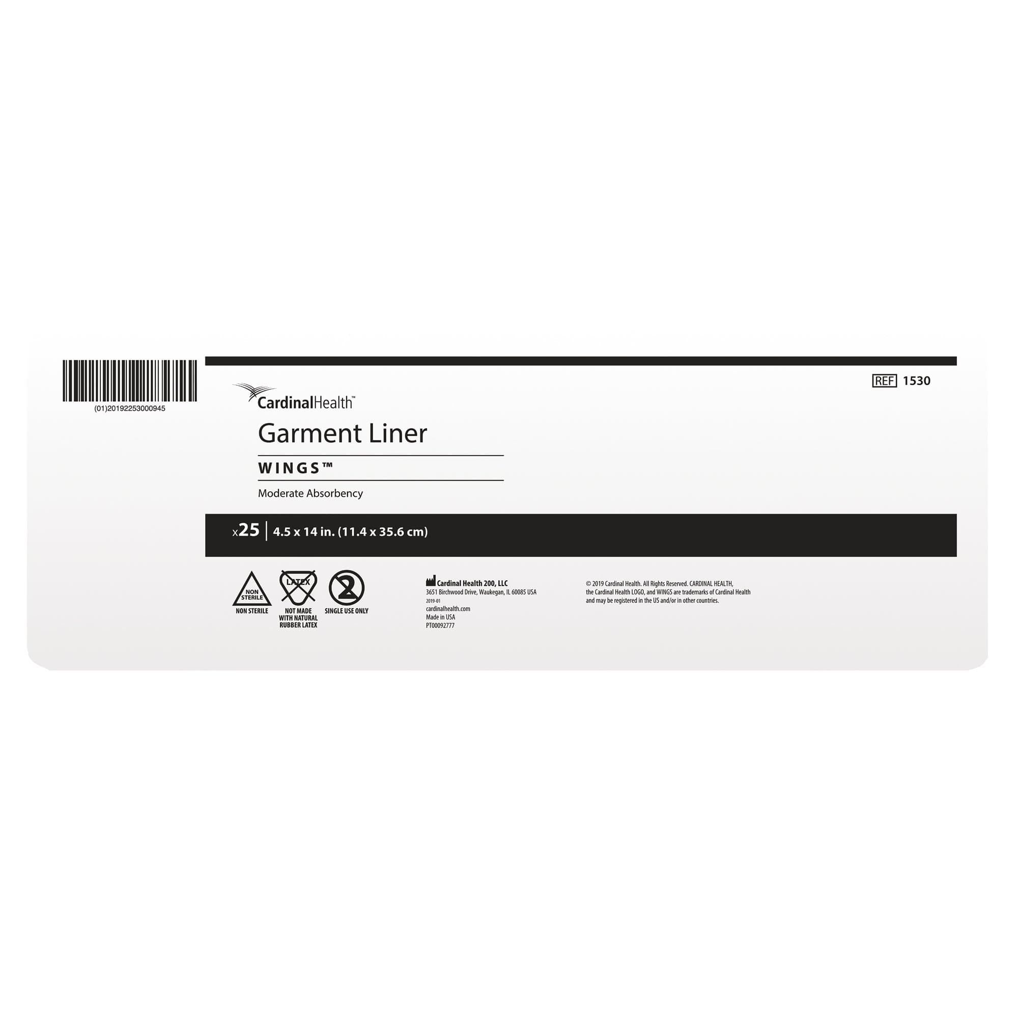 Picture of SimplicityTM Light Incontinence Liner, 412 x 14 Inch