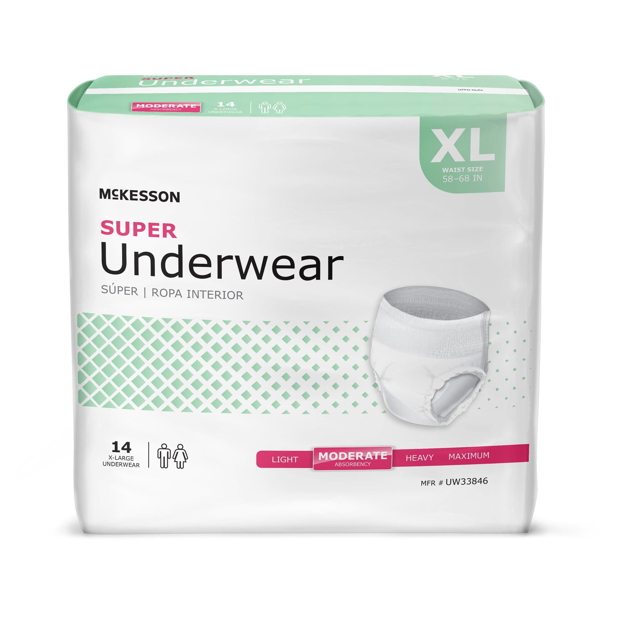 Picture of McKesson Super Moderate Absorbency Incontinence Underwear, Extra Large