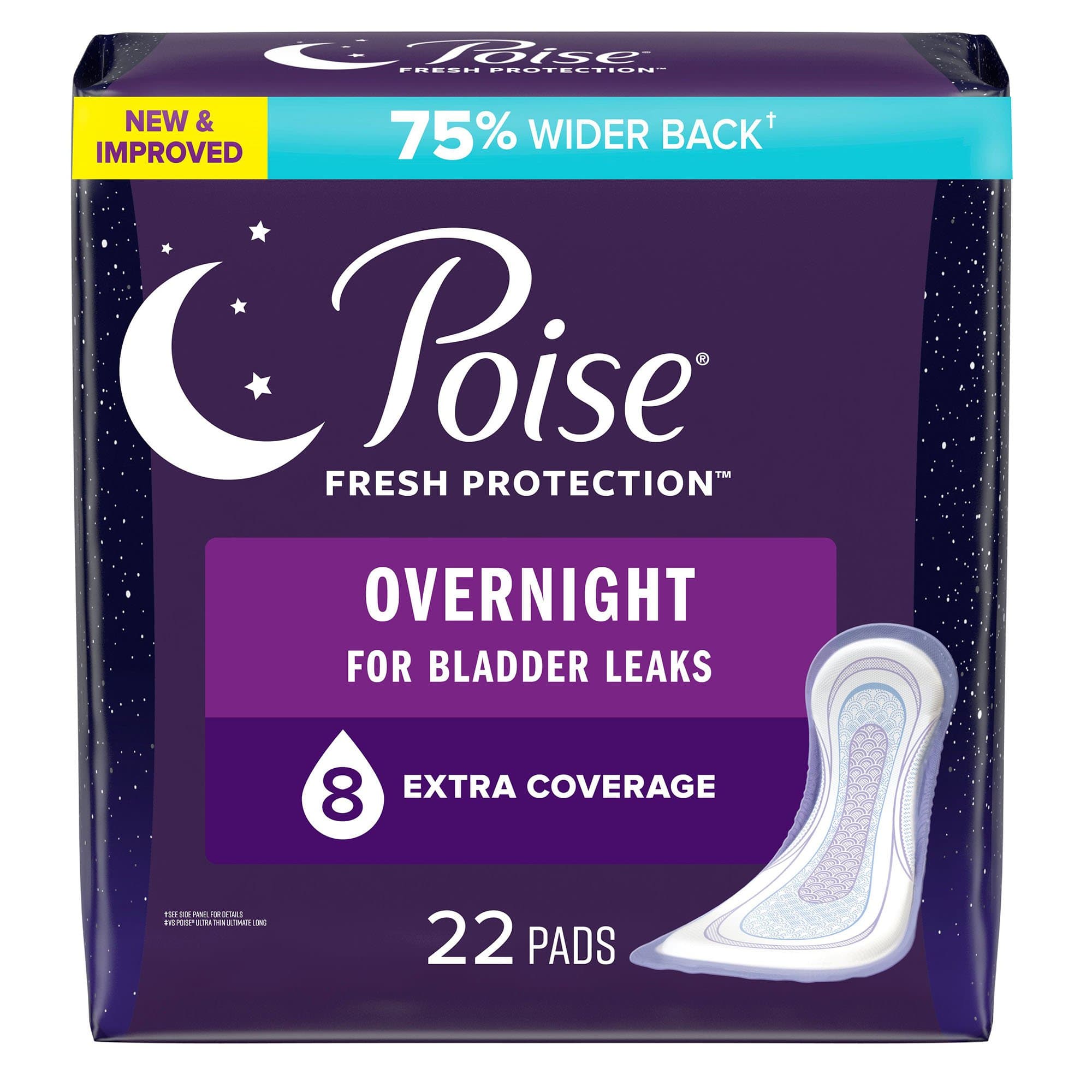 Picture of Poise Fresh ProtectionTM Overnight Bladder Control Pads