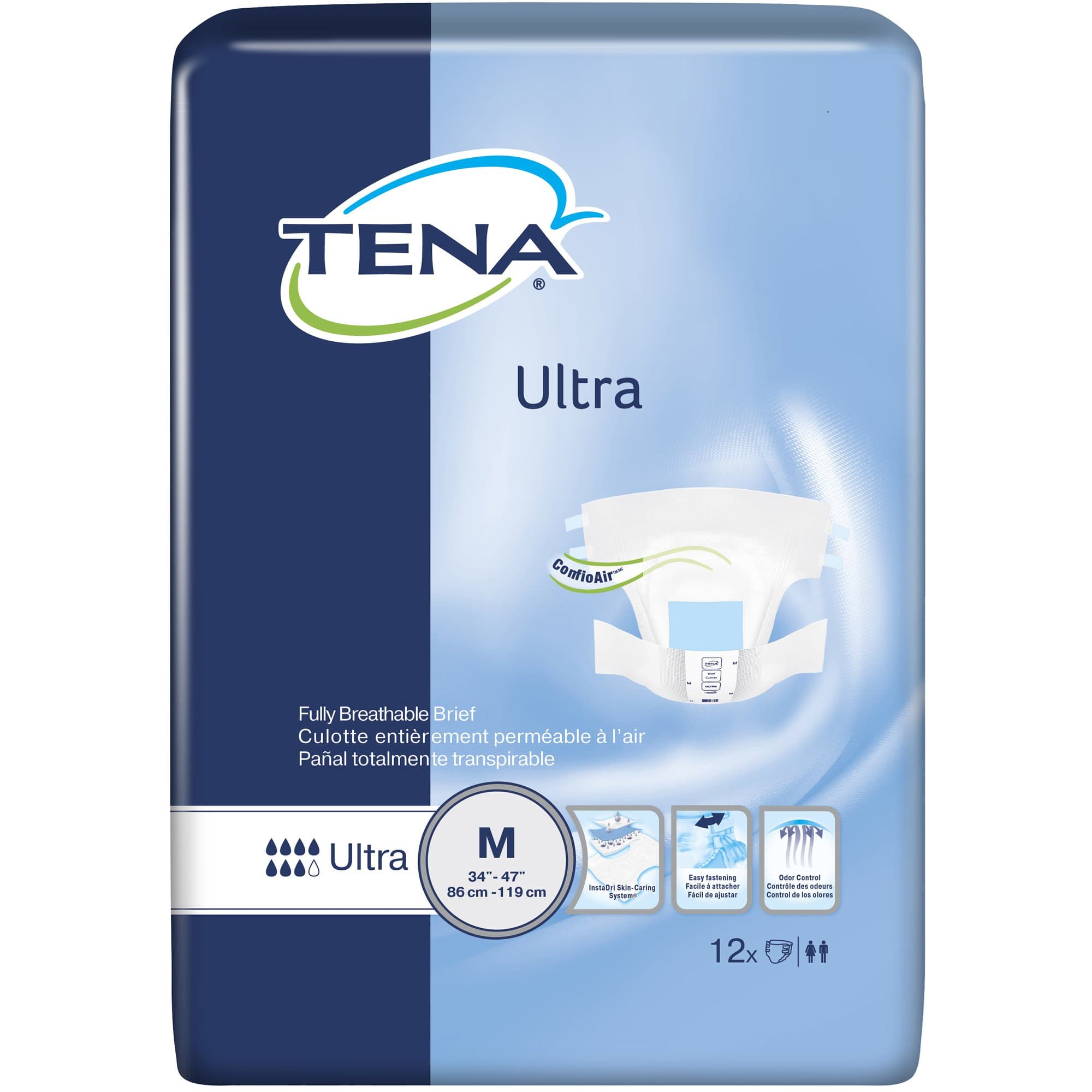 Picture of Tena Ultra Incontinence Brief, Medium