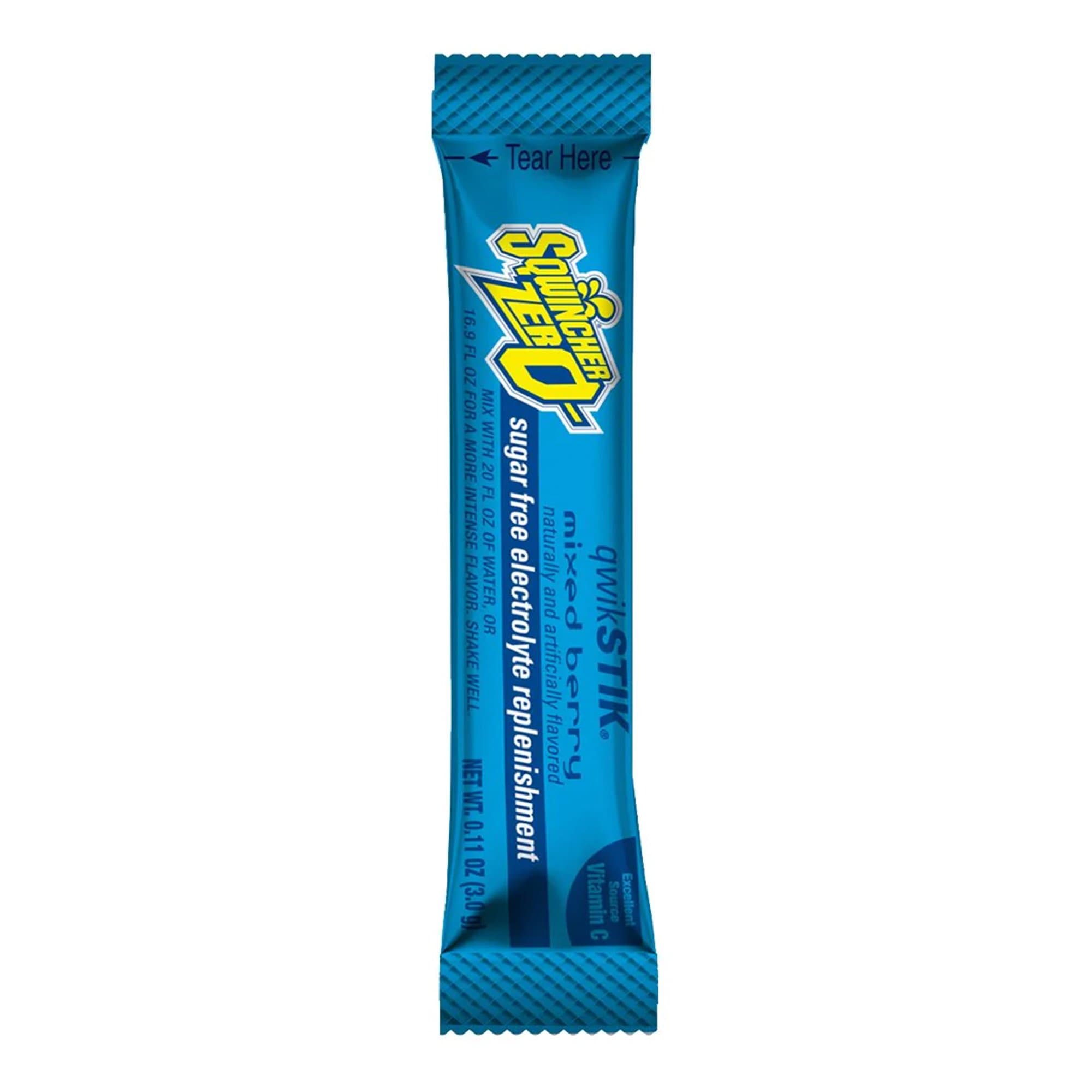 Picture of Sqwincher Quik Stik Zero Mixed Berry Electrolyte Replenishment Drink Mix