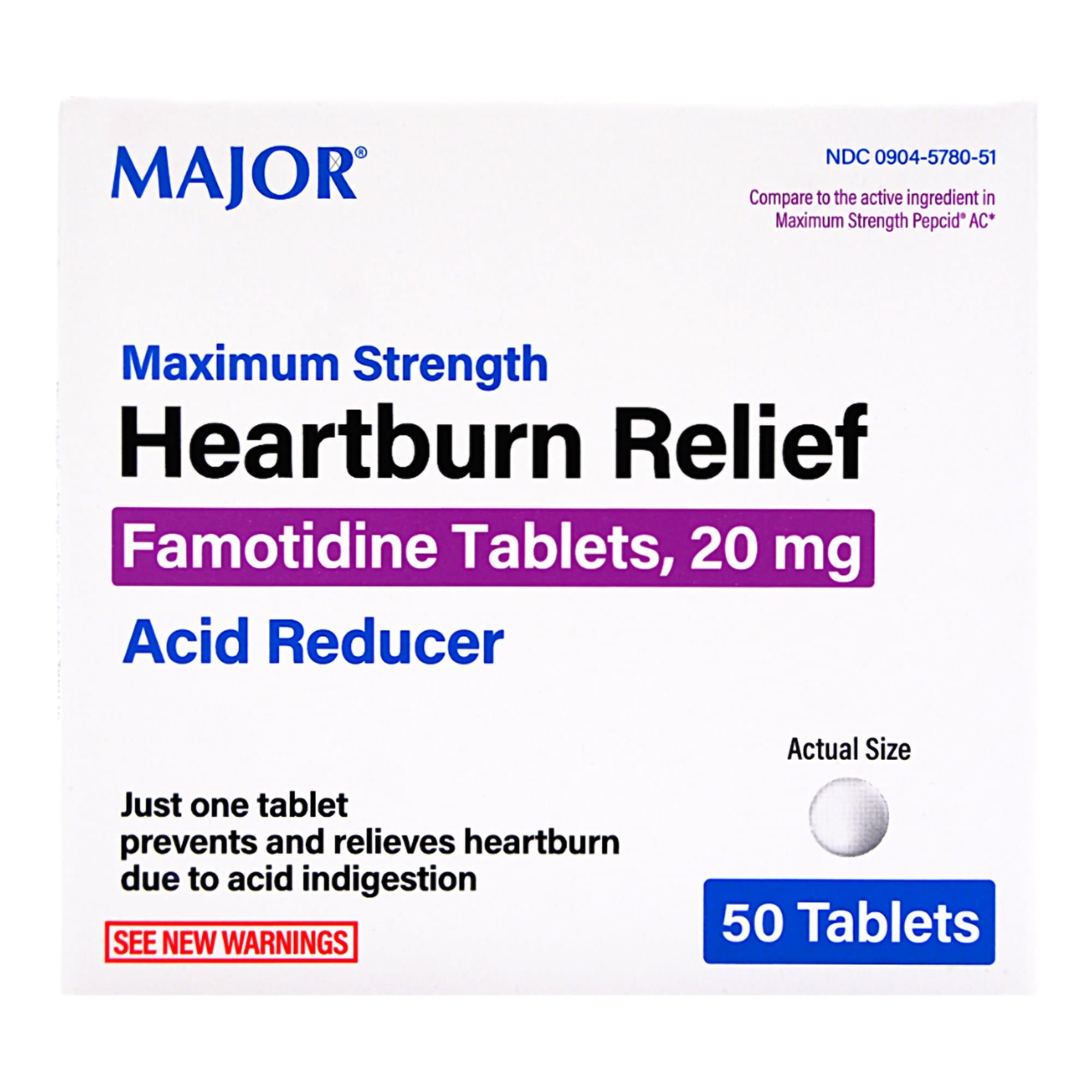 Picture of Major Famotidine Antacid, Maximum Strength