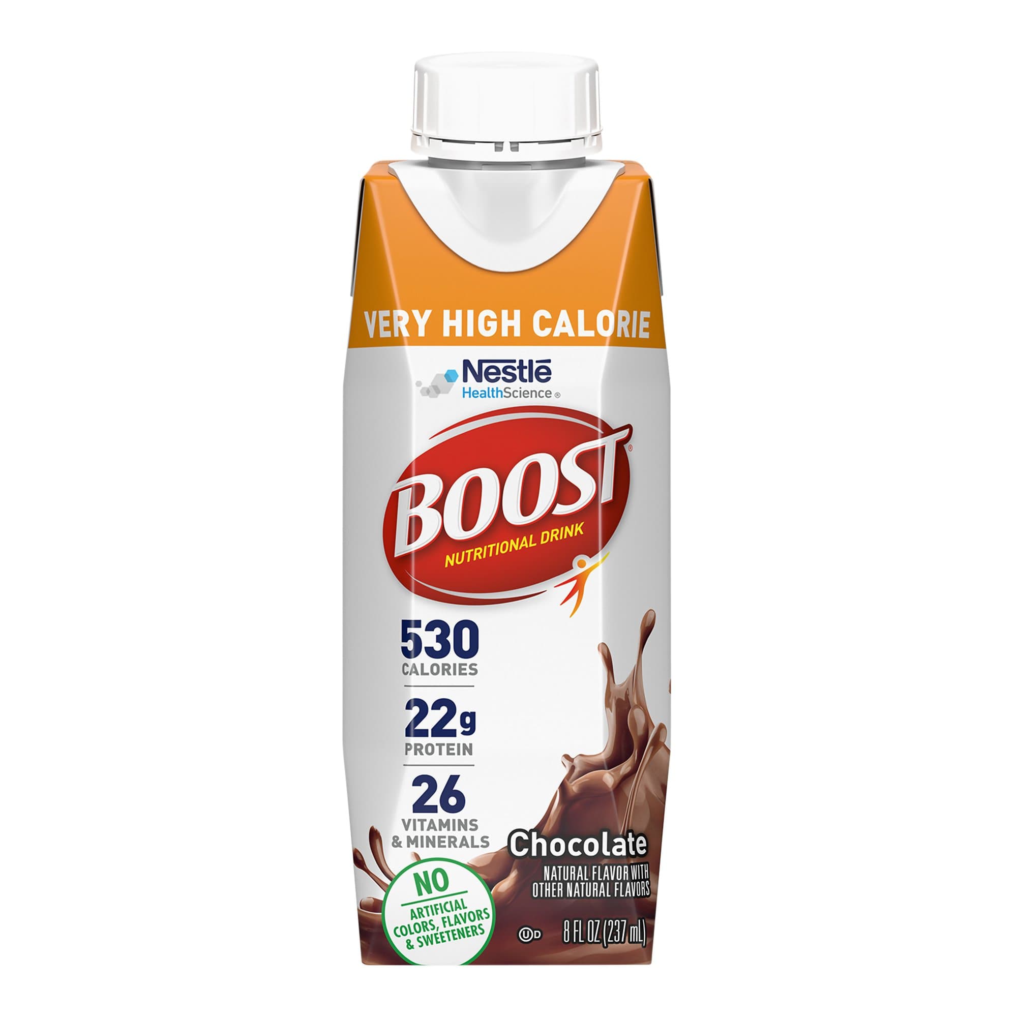 Picture of Boost Very High Calorie Chocolate Nutritional Drink, (24) 8-ounce cartons