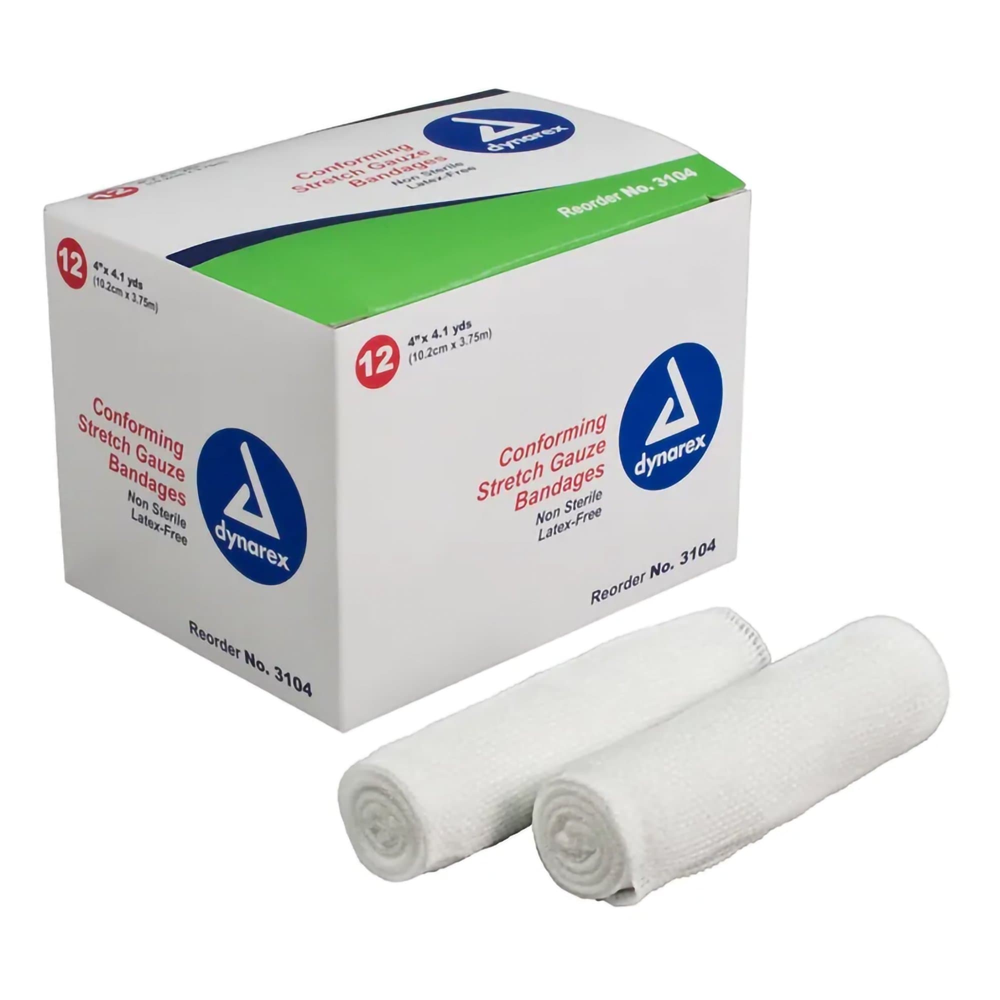 Picture of dynarex Conforming Bandage, 4 Inch x 4.1 Yard