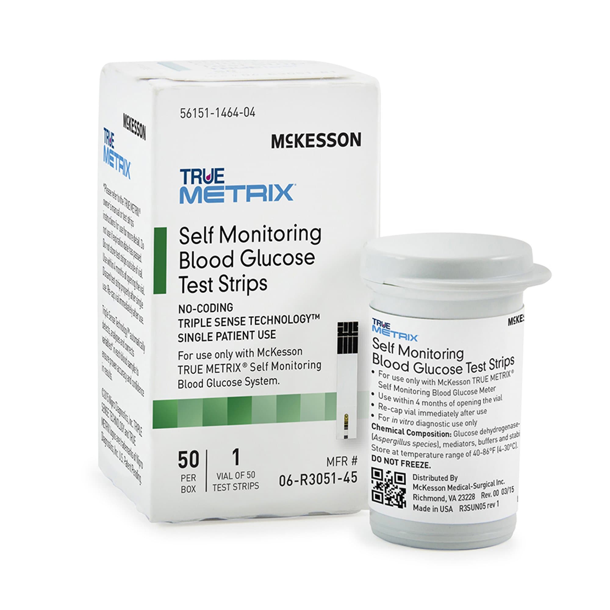 Picture of McKesson TRUE METRIX Blood Glucose Test Strips