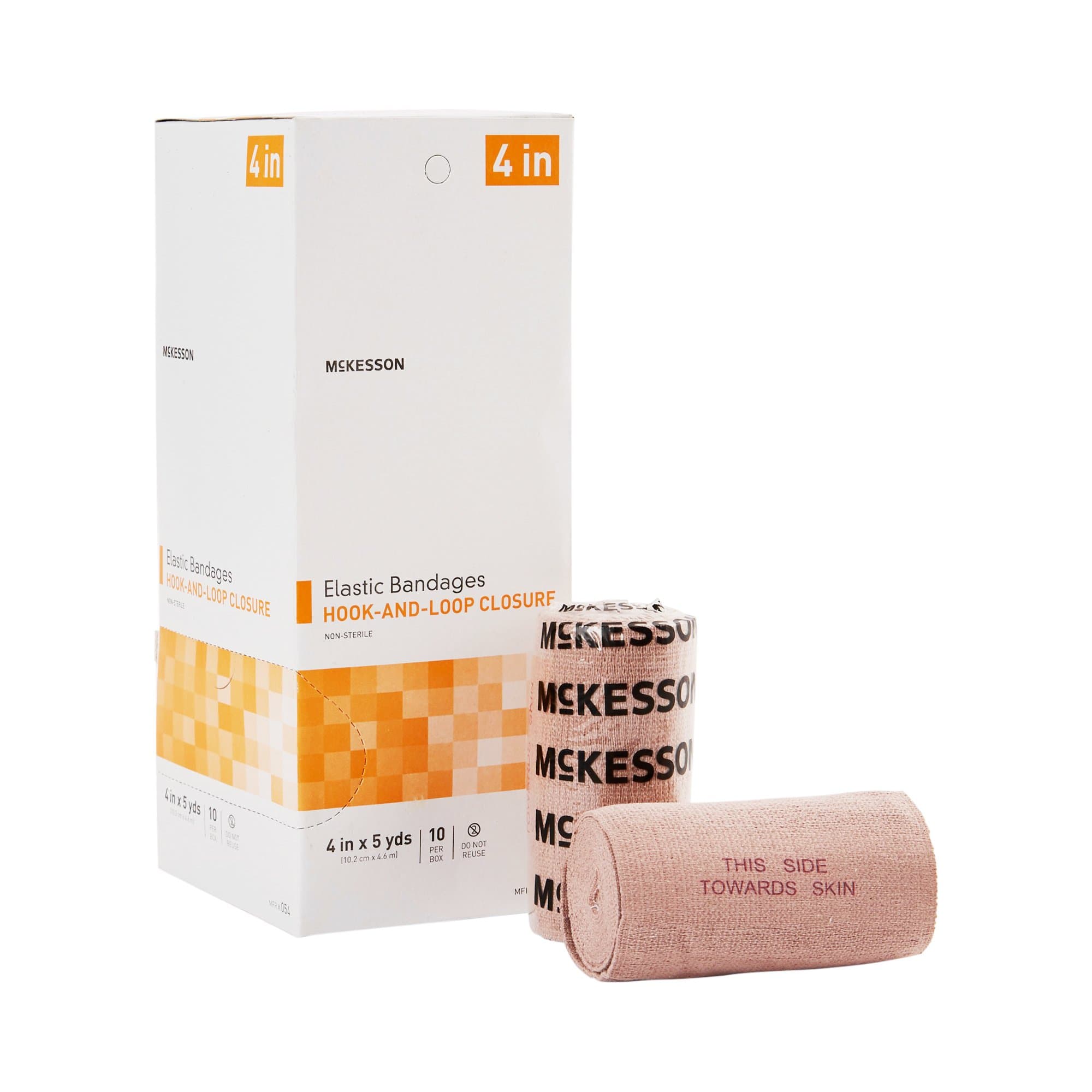 Picture of McKesson Hook and Loop Closure Elastic Bandage, 4 Inch x 5 Yard