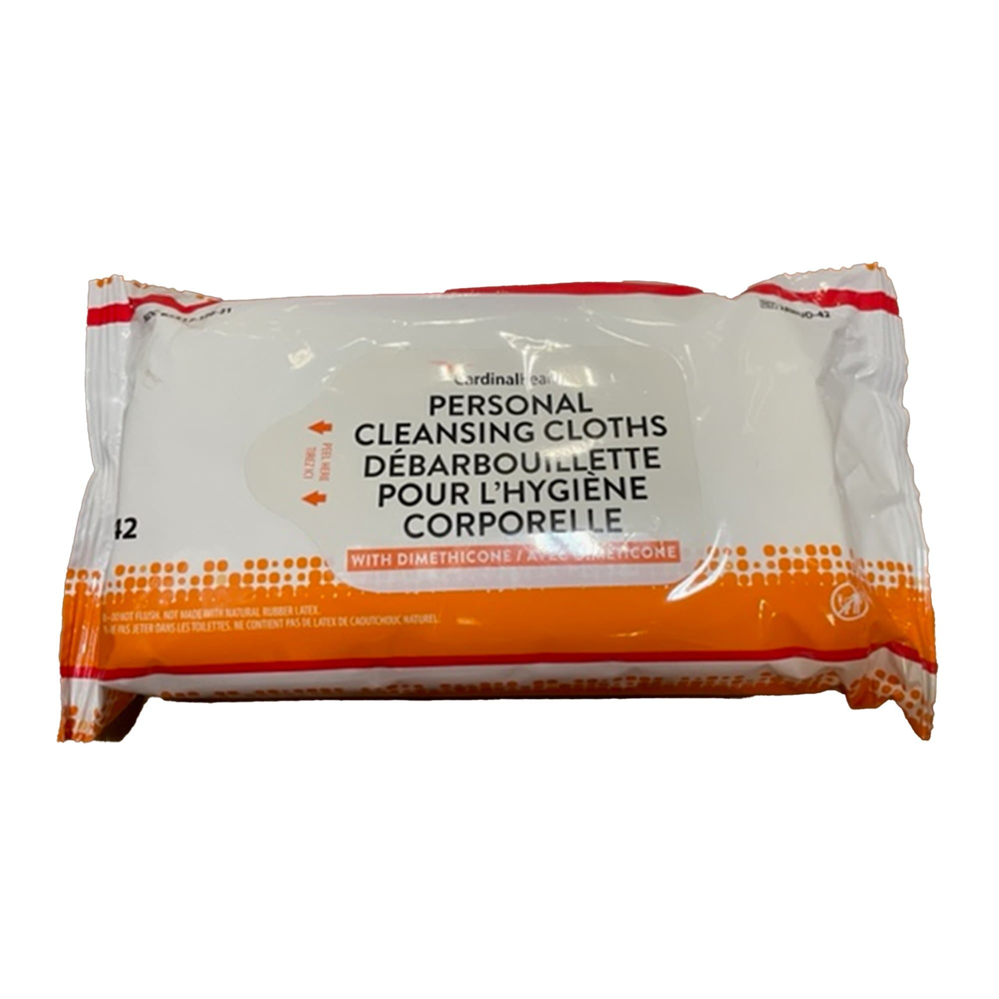 Picture of Cardinal HealthTM Personal Cleansing Dimethicone Wipes