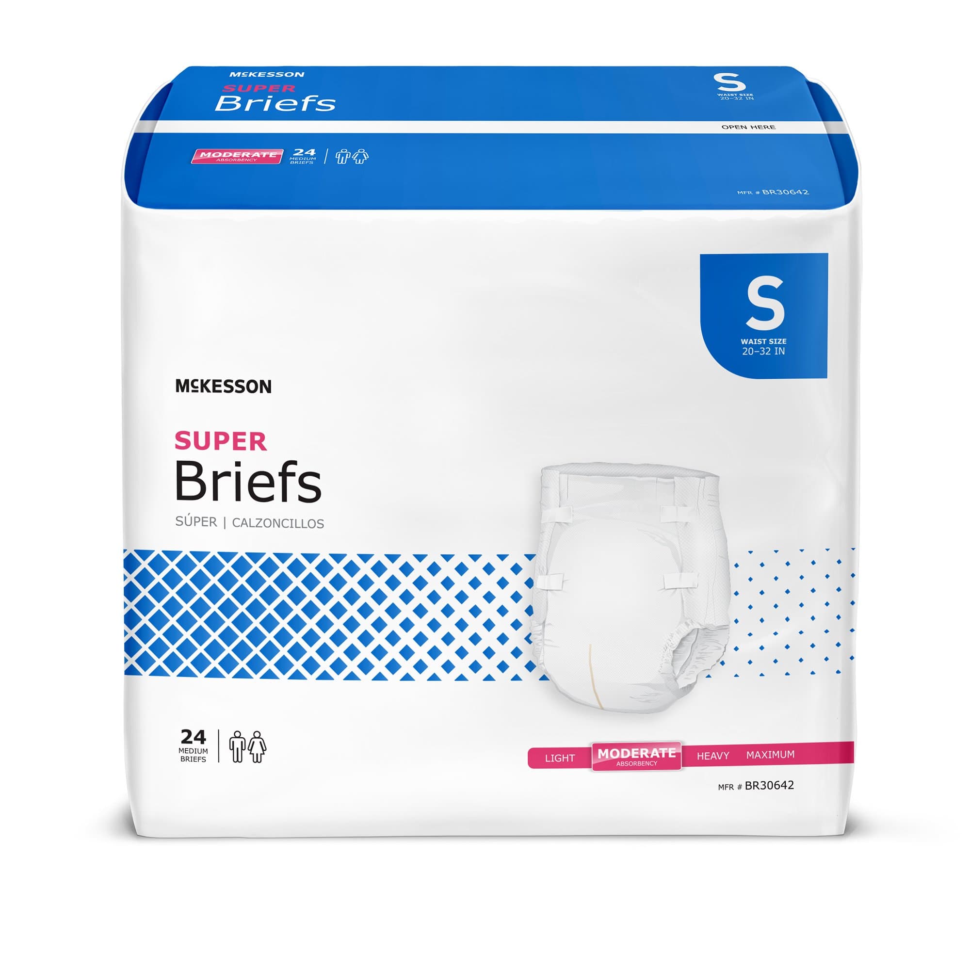 Picture of McKesson Super Moderate Absorbency Incontinence Briefs, Small