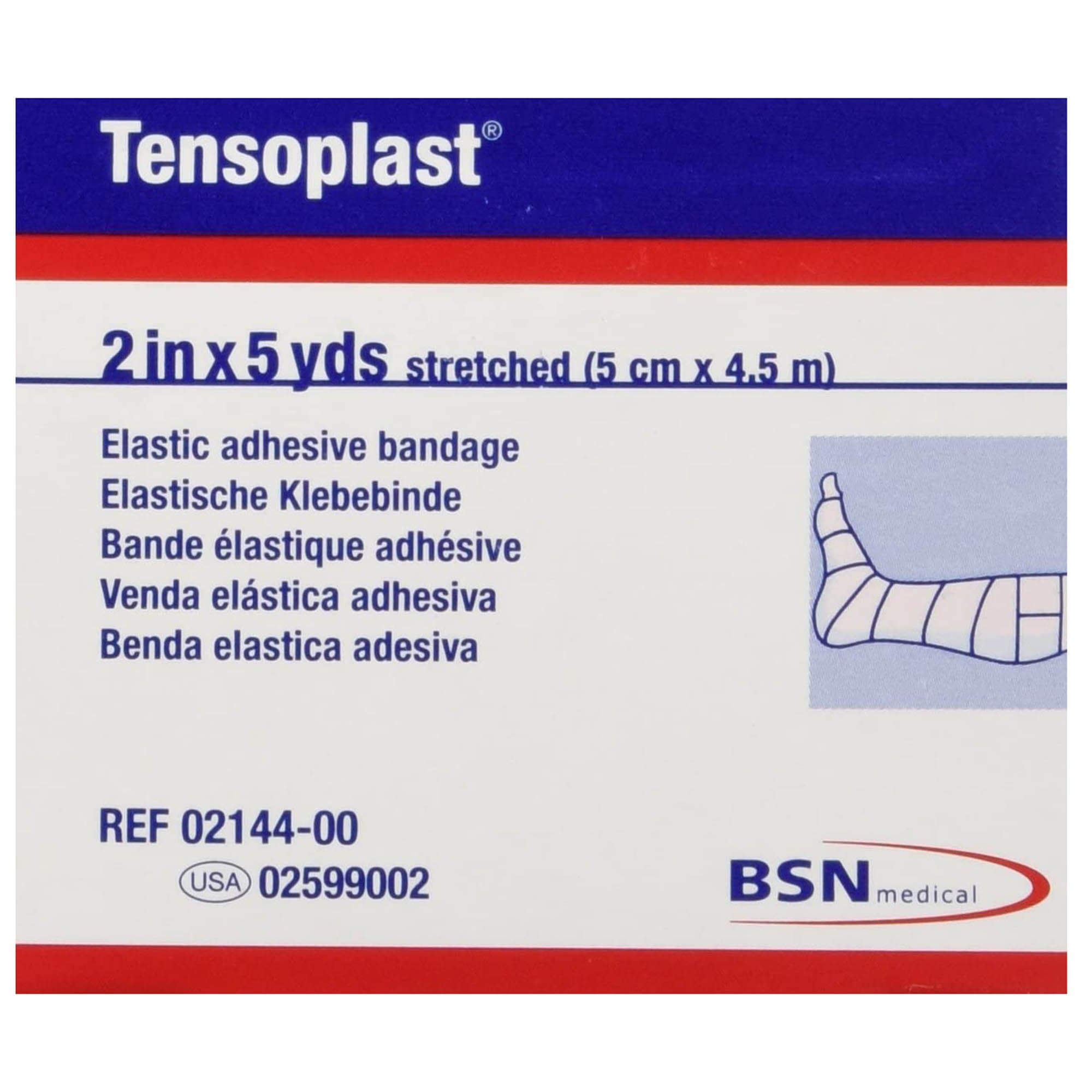 Picture of Tensoplast No Closure Elastic Adhesive Bandage, 2 Inch x 5 Yard