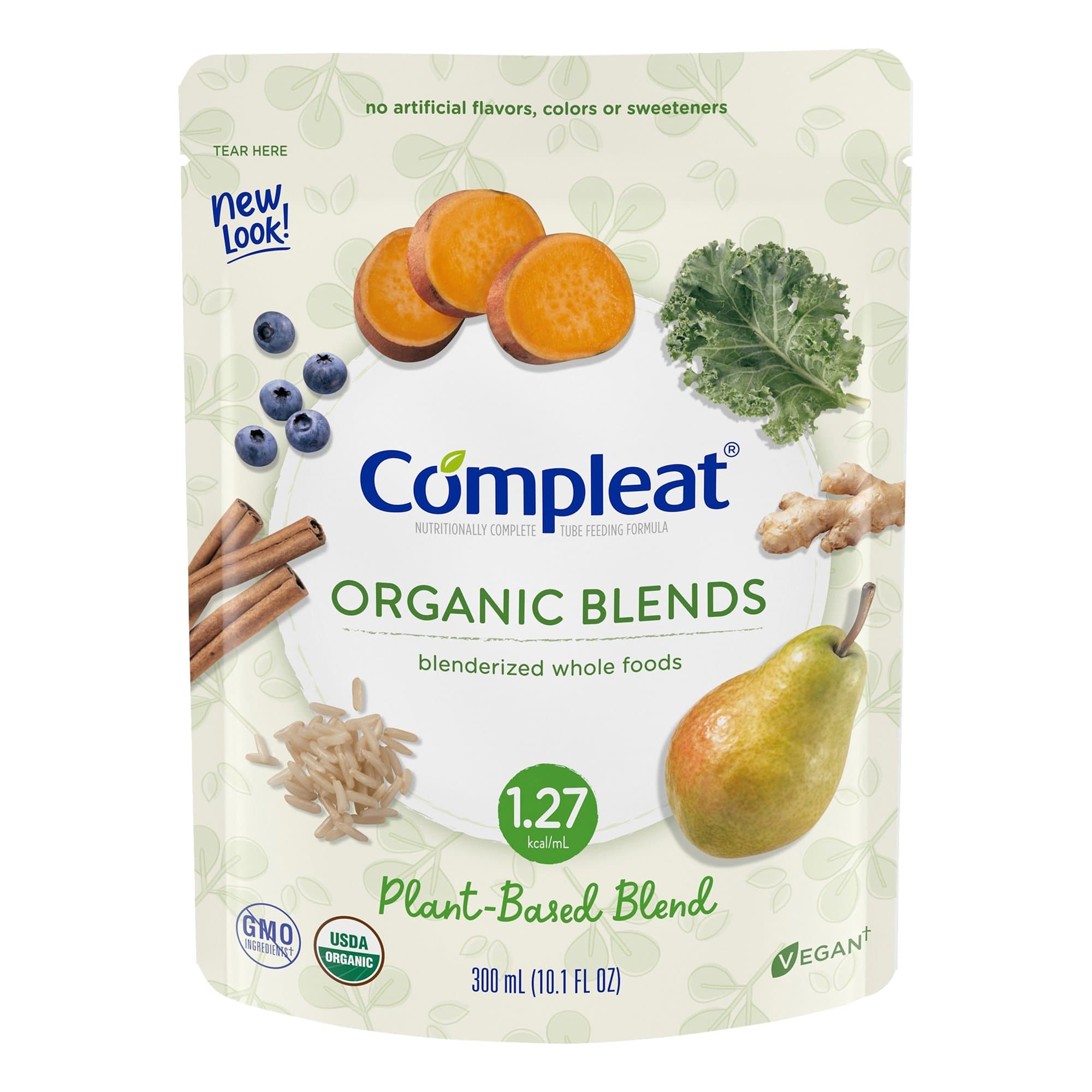 Picture of Compleat Organic Blends Plant Blend Blenderized Whole Foods, 10.1 oz. Pouch