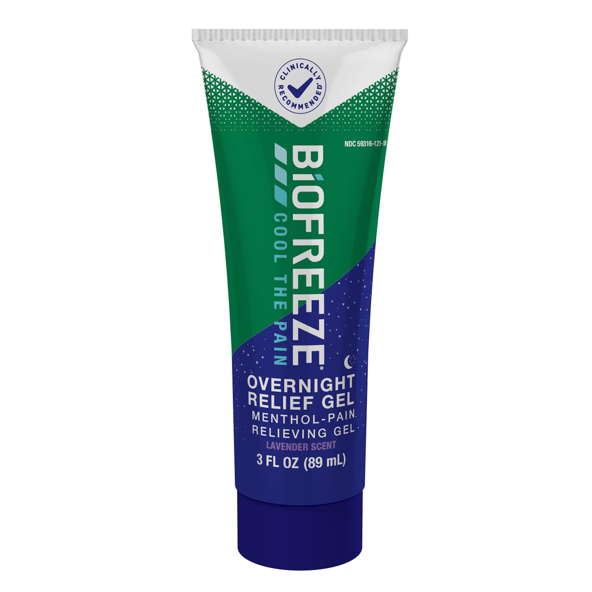 Picture of Biofreeze Overnight Relief Menthol Pain-Relieving Gel, Lavender Scent