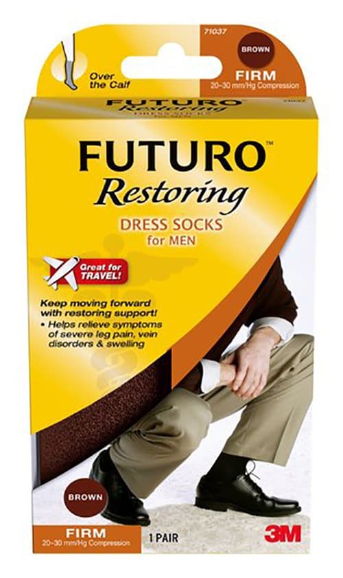 Picture of 3MTM FuturoTM Compression Socks, Calf High, Black