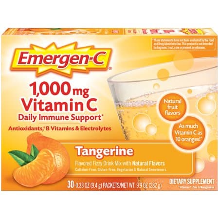 Picture of Emergen-C Vitamin C Supplement Powder for Immune Support, Tangerine, 30ct