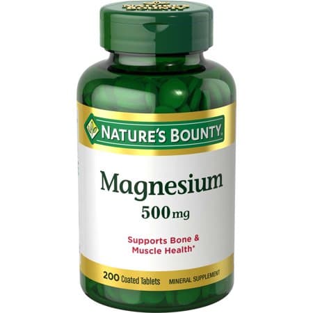 Picture of Nature's bounty, magnesium 500 mg, 200 tablets