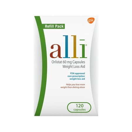 Picture of Alli Orlistat Weight Loss Supplement Pills, 60mg, 120ct