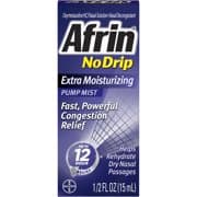 Picture of Afrin No-Drip Extra Moisturizing Congestion Relief Pump Mist, 0.5 Fl Oz