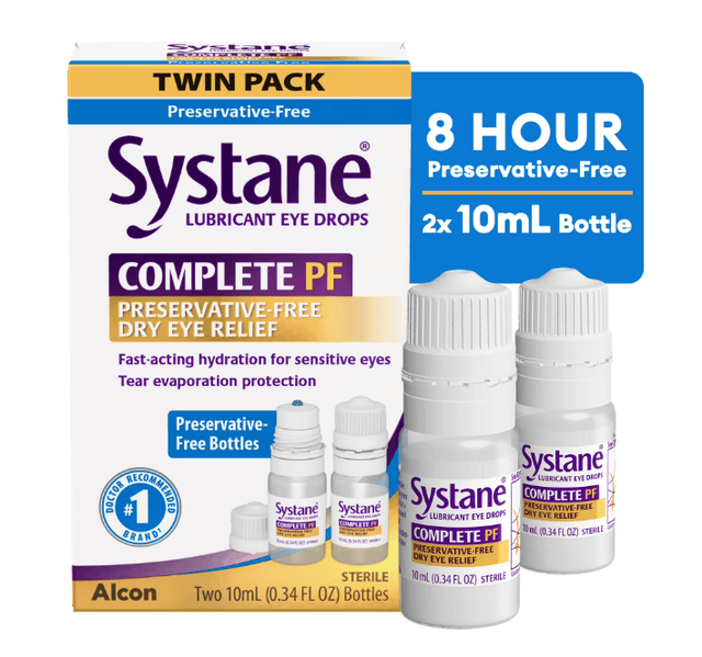 Picture of Systane Complete Lubricant Eye Drops 10ml, Twin Pack