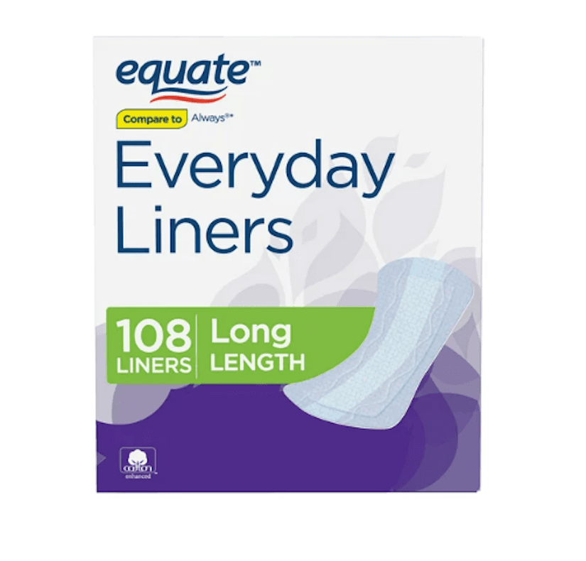 Picture of Equate Everyday Liners, Long, Unscented, 108ct