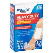 Picture of Equate Antibacterial Large Heavy Duty Fabric Bandages, 20 count