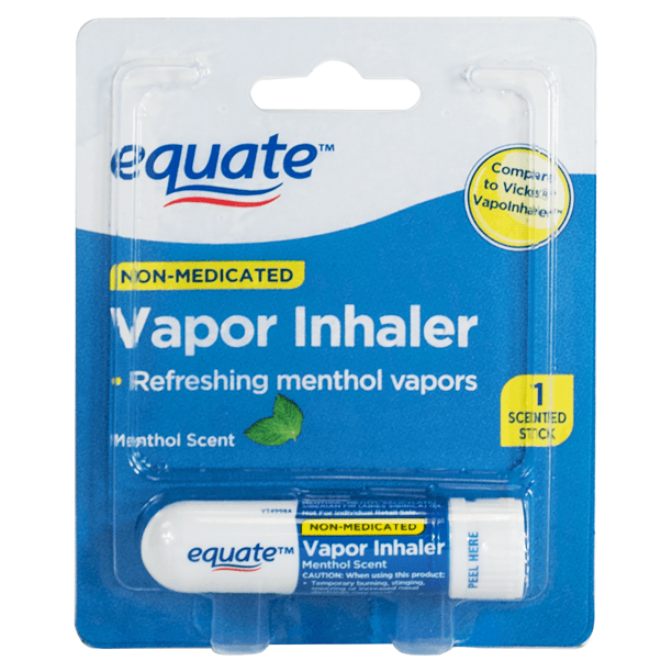 Picture of Equate Vapor Inhaler, Non-Medicated Nasal Inhaler, Menthol