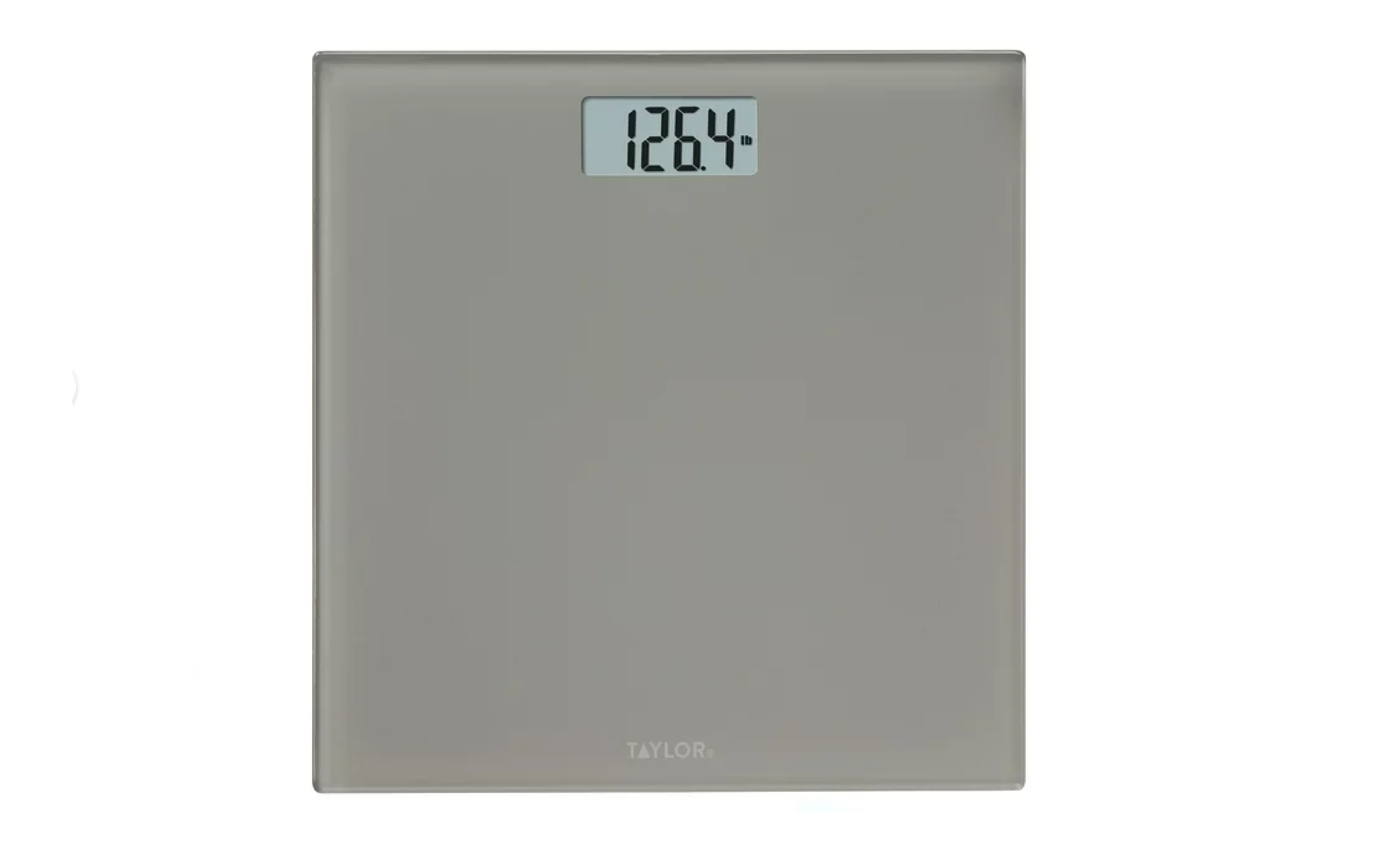 Picture of Taylor 11.0" x 11.0" Digital Bathroom Scale Glass Platform Gray