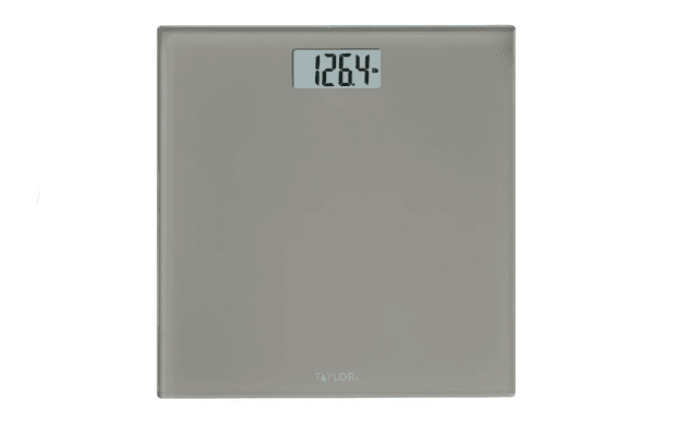 Picture of Taylor 11.0" x 11.0" Digital Bathroom Scale Glass Platform Gray