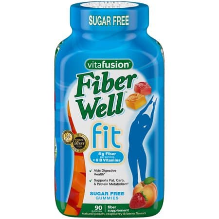 Picture of Vitafusion Fiber Well Fit Gummies Supplement, 90 Count (Packaging May Vary)