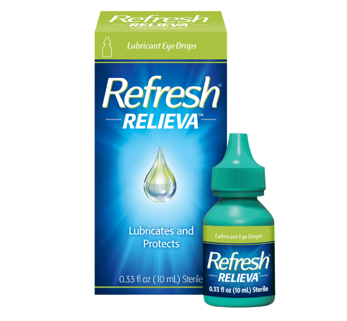 Picture of Refresh Relieva Lubricant Eye Drops, Preserved Tears, 0.33fl oz