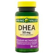 Picture of Spring Valley DHEA 50 mg Sugar Metabolism Supplement (50 ct)