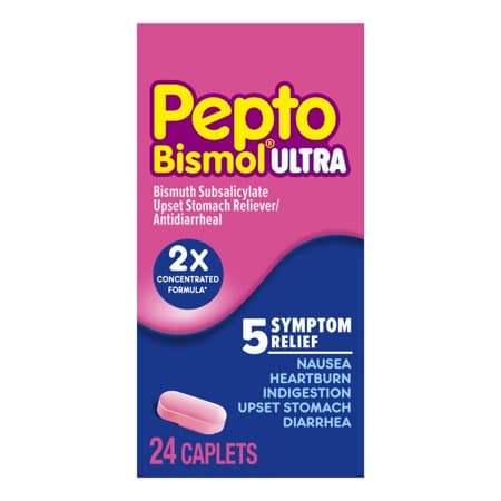 Picture of Pepto-Bismol Ultra Caplets 24 CT