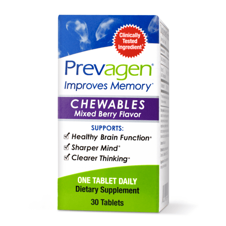Picture of Prevagen - Regular Strength 10mg, 30 Chewable Tablets Mixed Berry Flavor with Apoaequorin & Vitamin D