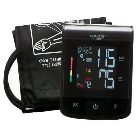 Picture of Equate 8000 Series Premium Upper Arm Cuff Bluetooth Blood Pressure Monitor, One Size