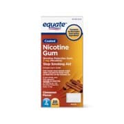Picture of Equate Nicotine Gum Stop Smoking Aid, Cinnamon Flavor, 2 mg, 20 count