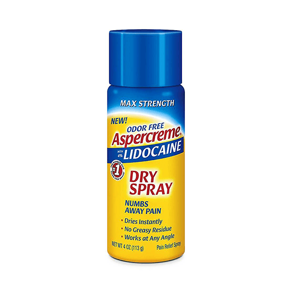Picture of Aspercreme Maximum Strength Pain Relief Dry Spray with Lidocaine, 4oz